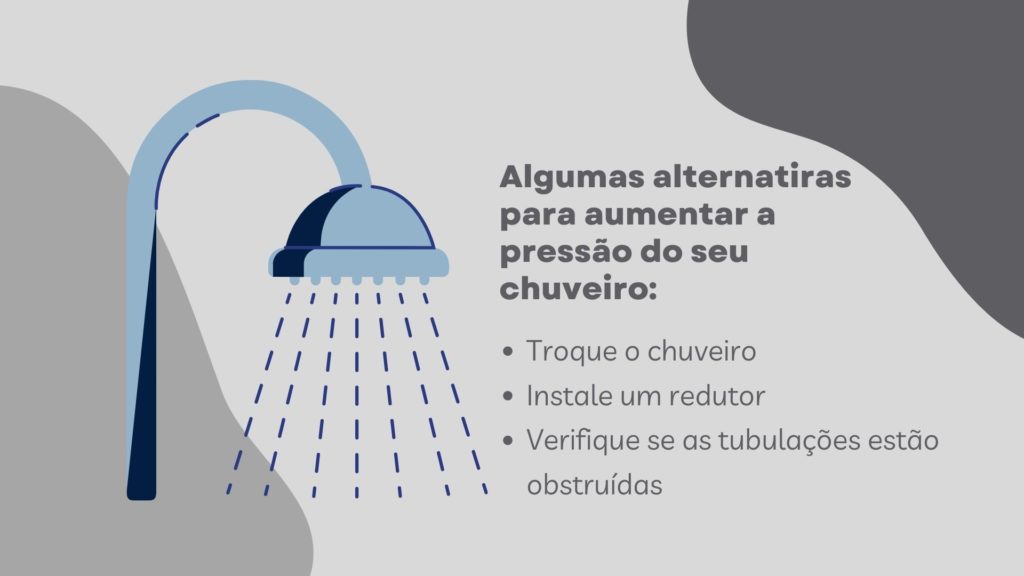 Como aumentar a pressão do chuveiro ?