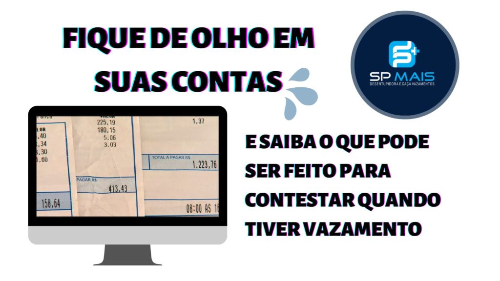 Como contestar conta de água por vazamento