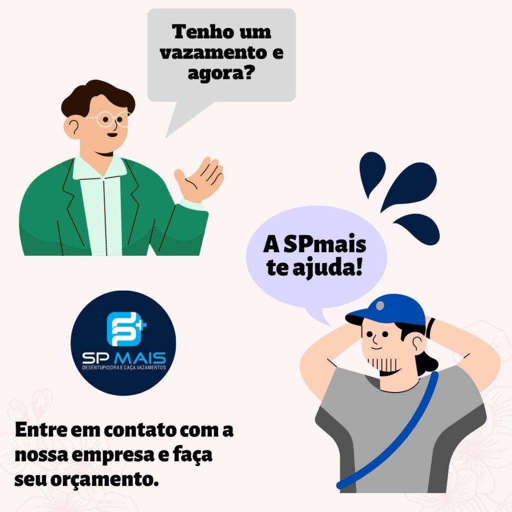 Tenho um vazamento e agora?