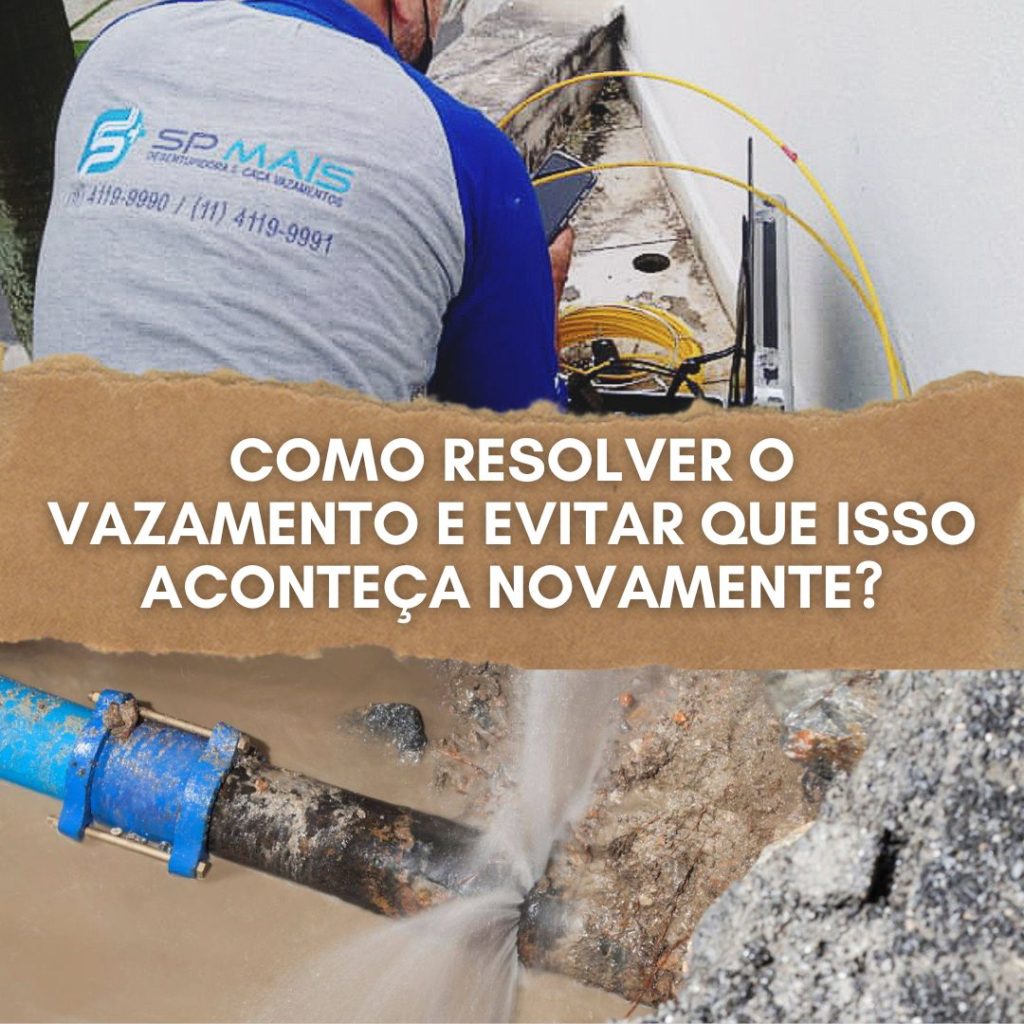 caça vazamento com reparo