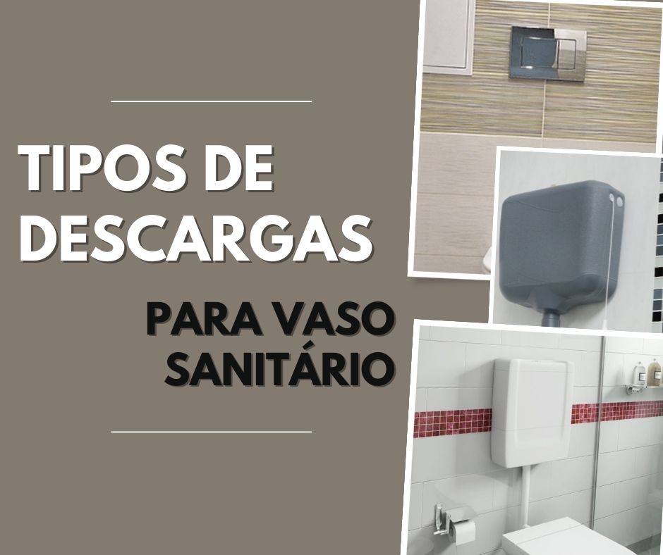 Descarga vazando no vaso sanitário.