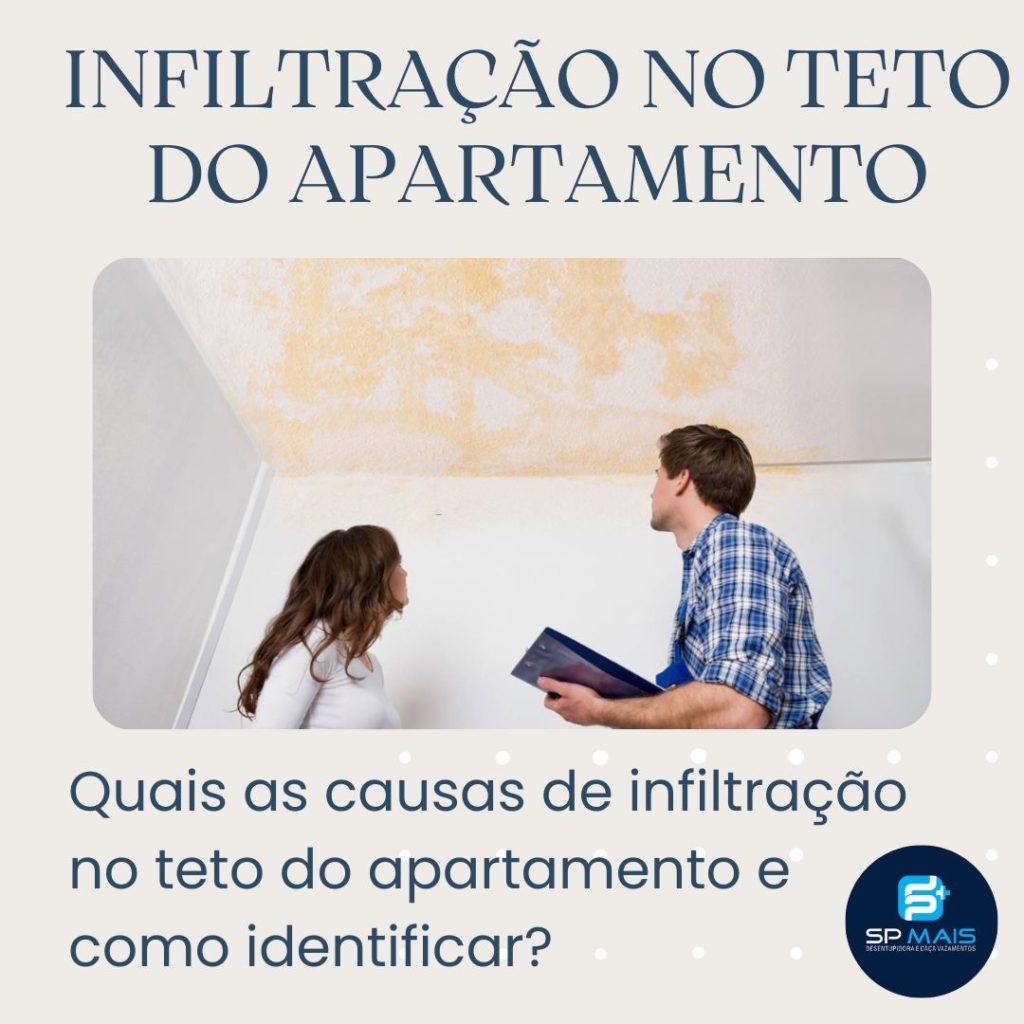 Infiltração no teto do apartamento: Saiba o que fazer