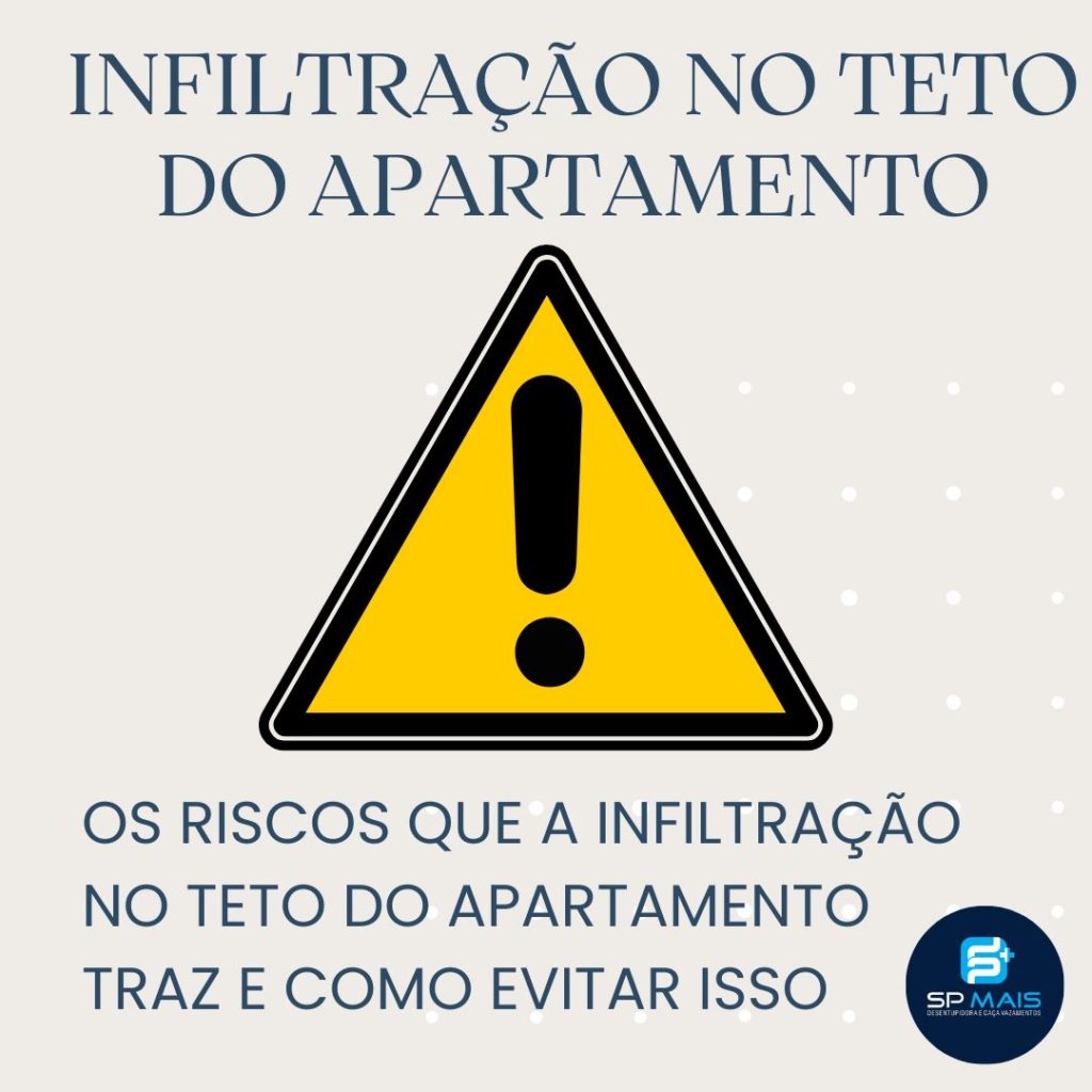 Infiltração no teto do apartamento: Saiba o que fazer