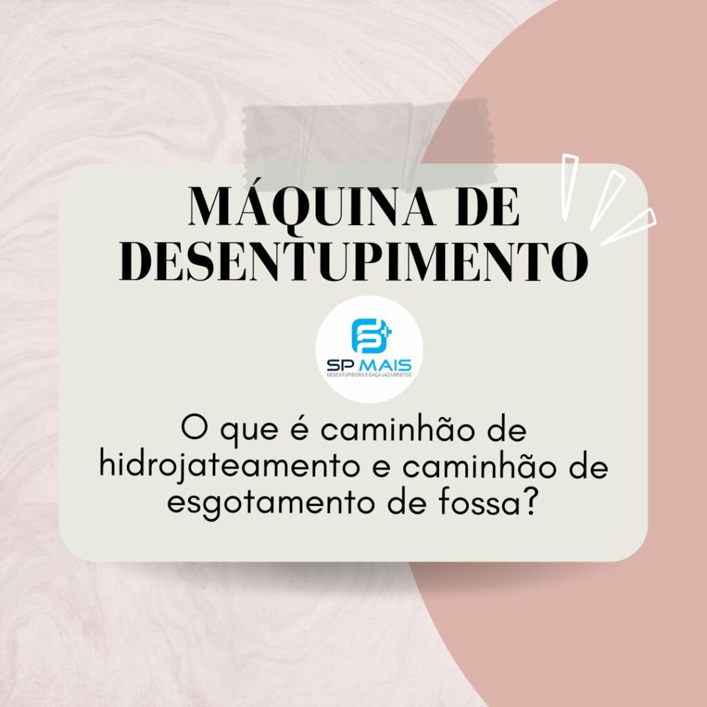 Máquina de desentupimento: tudo o que você precisa saber.