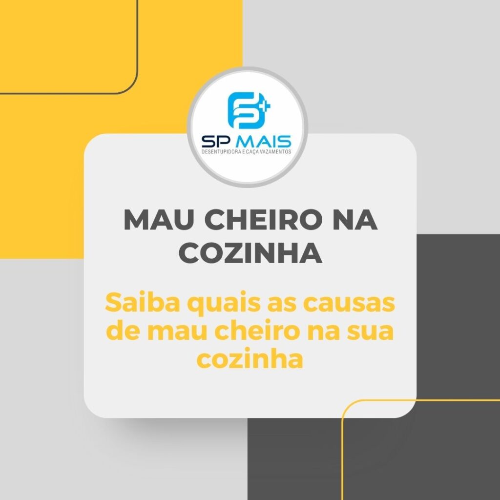 Mau cheiro na cozinha