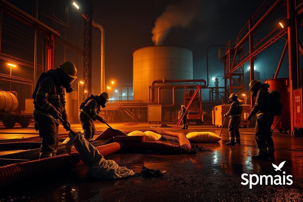 contenção de vazamento em emergências contenção de vazamento em emergências