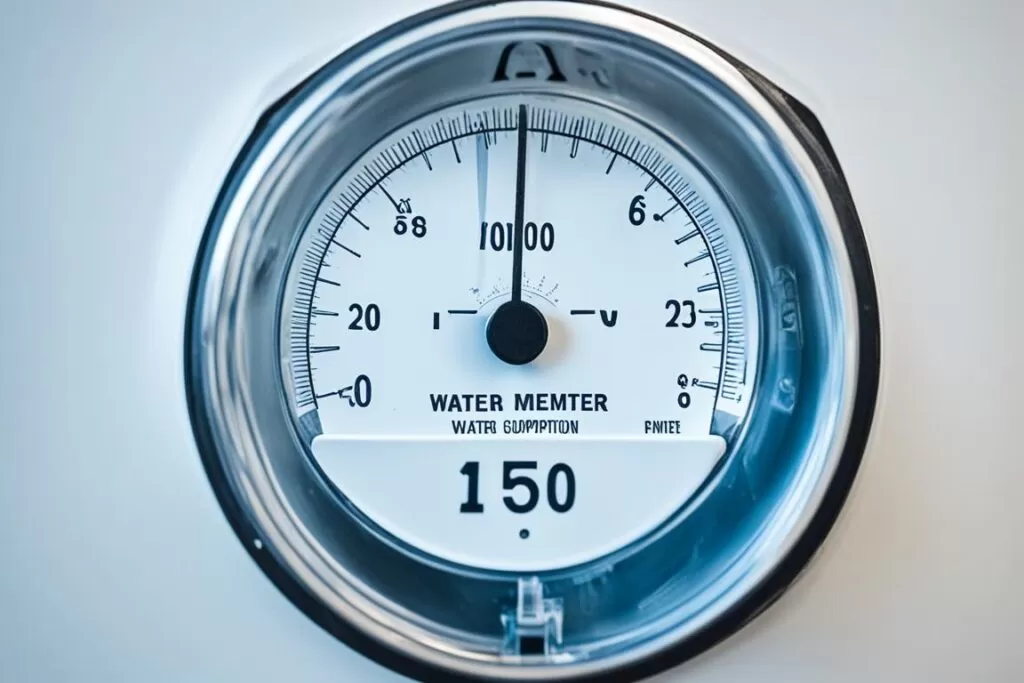 Leitura do hidrômetro para detectar consumo de água anormal Leitura do hidrômetro para detectar consumo de água anormal