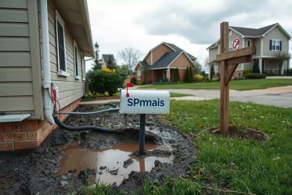 Vazamento no vizinho Vazamento no vizinho